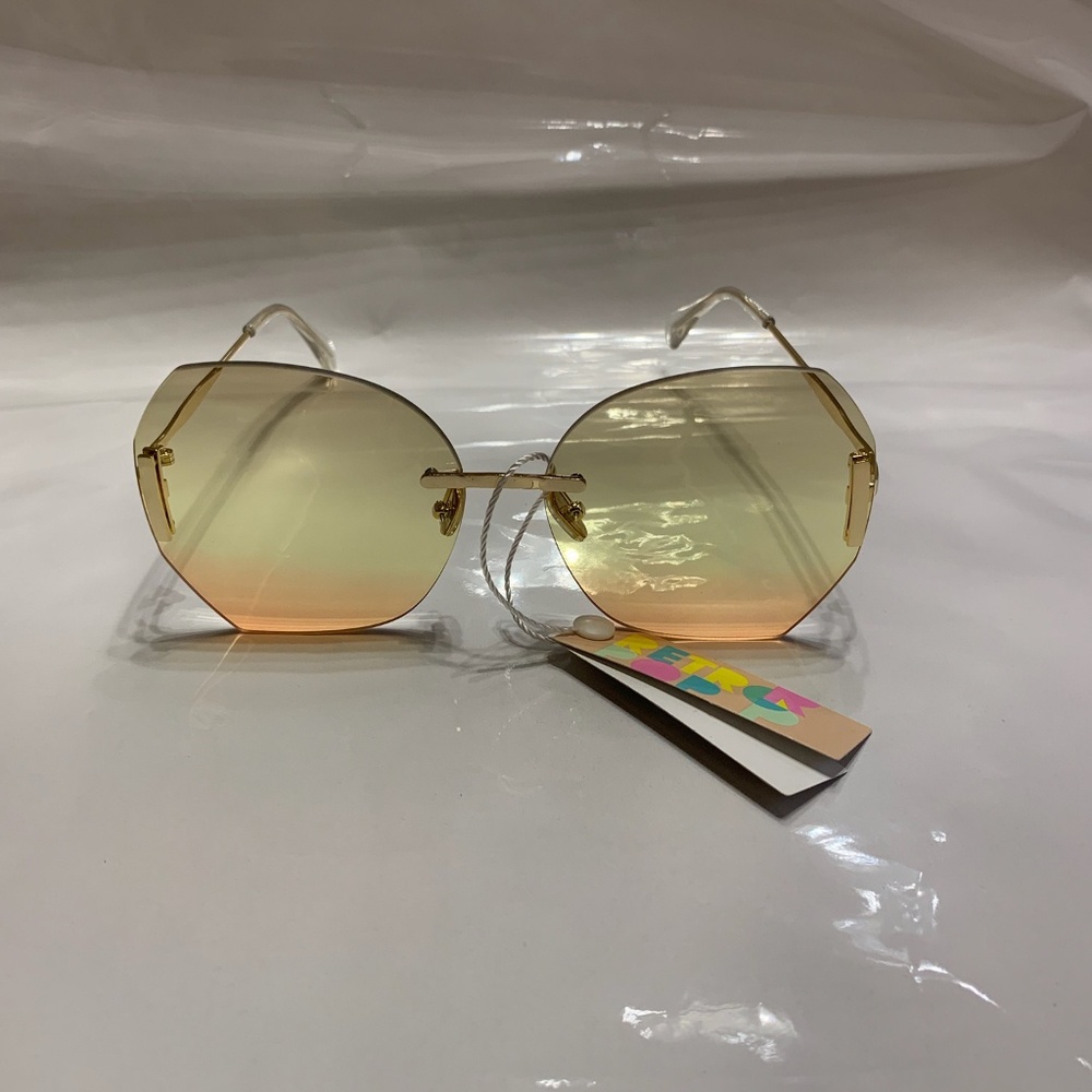 Ombre Yellow Sunglasses